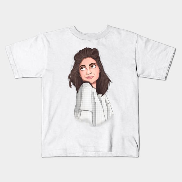 Kylie Jenner Kids T-Shirt by silveysart